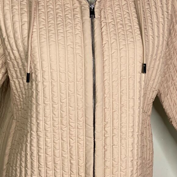 Theory Size Small Puffer Jacket Light Dusty Rose Quilted - Picture 2 of 9